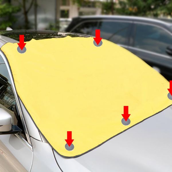 

1pcs automobile magnetic sunshade cover car front windscreen windshield snow sun shade waterproof protector