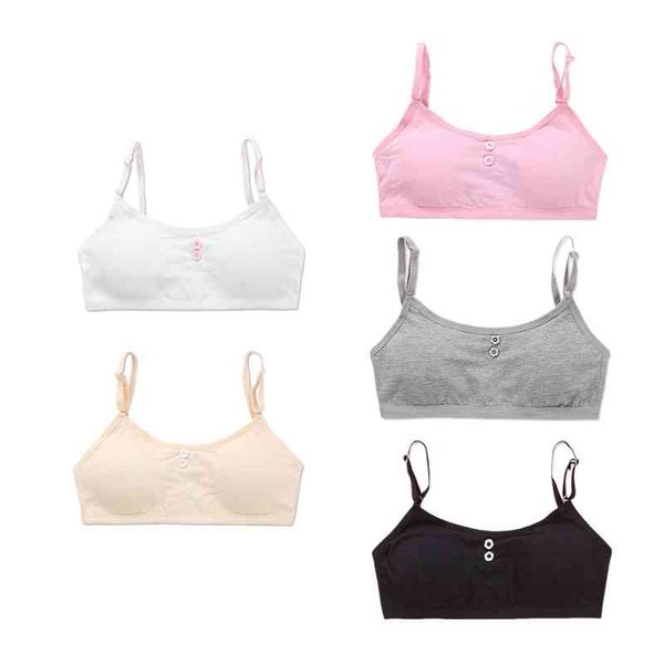 

5pcllot jonge meisjes beha katoen training tieners lingerie ondergoed 8-14years