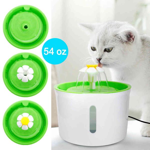 

cat bowls & feeders 1.6l automatic dog water fountain electric pet drinking bowl usb mute dispenser pets drinker ghdf