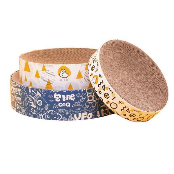 

cat toys scratching board claw plate grinder nest corrugated wear scratch supplies toy bowl