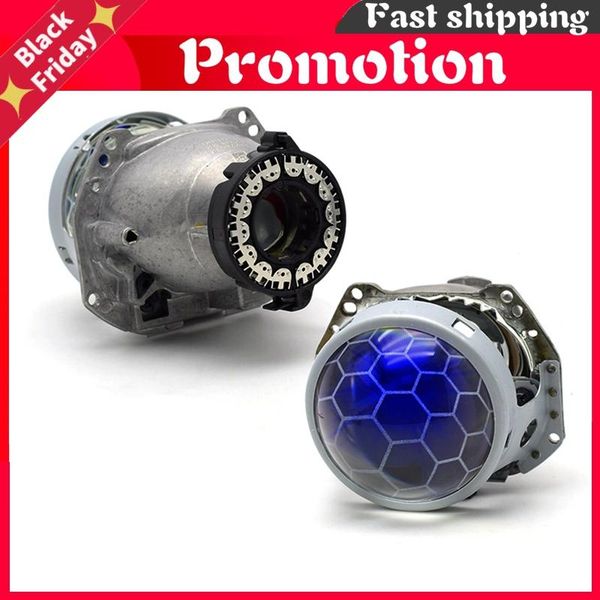 

other lighting system 2pcs 3.0 inch hella 5 car bi-xenon hid projector lens metal holder d1s d2s d3s d4s xenon kit headlight 3r