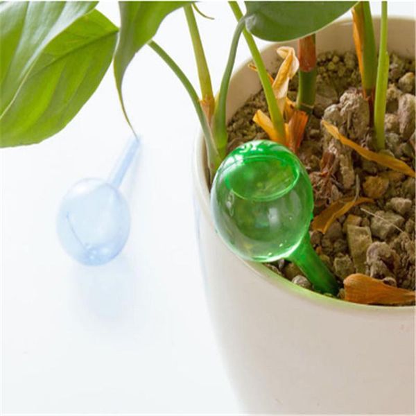 

creative practical travel house plant bulb shape garden pot automatic self watering irrigation patio lawn equipments