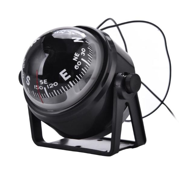 

vehicle-borne type navigation tool compass for climbing camping travelling with external power supply supported led light outdoor gadgets