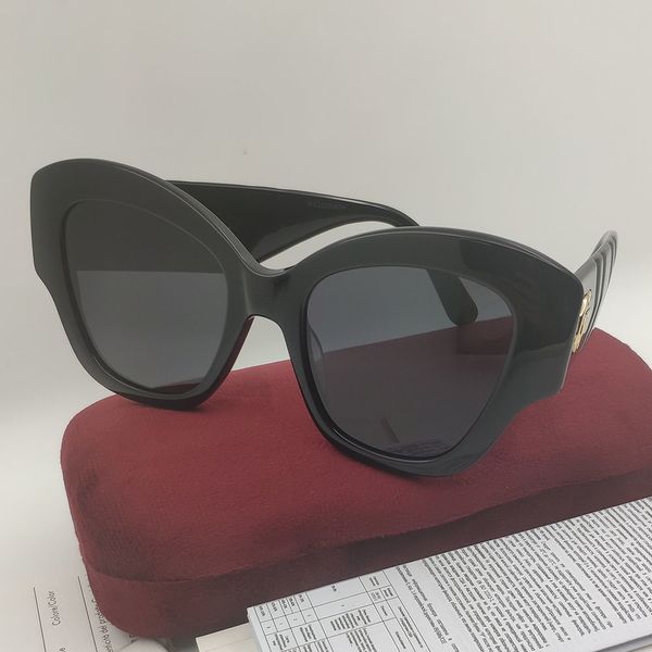 

sunglasses fashion 0808 oval women brand designer square black trendy shades for, White;black
