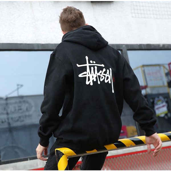 

men's hoodies & sweatshirts sweat-shirt unisexe Ã capuche pour hommes et femmes, vÃªtement dÃ©contractÃ© avec impression de lettres, autom, Black