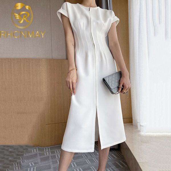 

2021 new summer dress women solid color elegant dresses white party dress bodycon work office lady female slim vestidosswimwear bathing suit, Black;gray