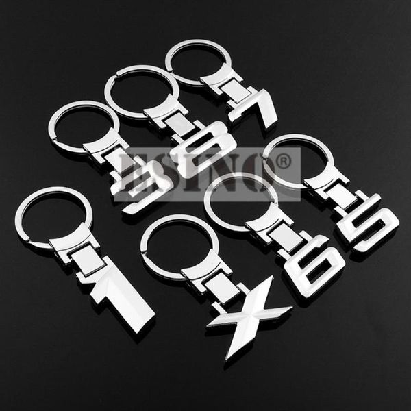 

keychains fashion design car accessory 3d metal zinc alloy key chain ring for e84 e83 e53 e71 f48 f25 f85 f86 f30 f31 f35 g20 g28, Silver