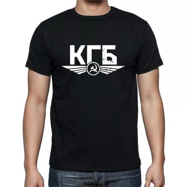 

k76 russian soviet ussr symbol t shirt tee, White;black