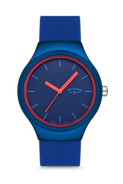 

wristwatches blue silicone cord wrist watch, Slivery;brown