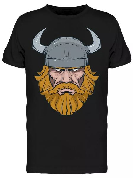 

Angry Viking Face Men's Tee -Image by Shutterstock, White;black