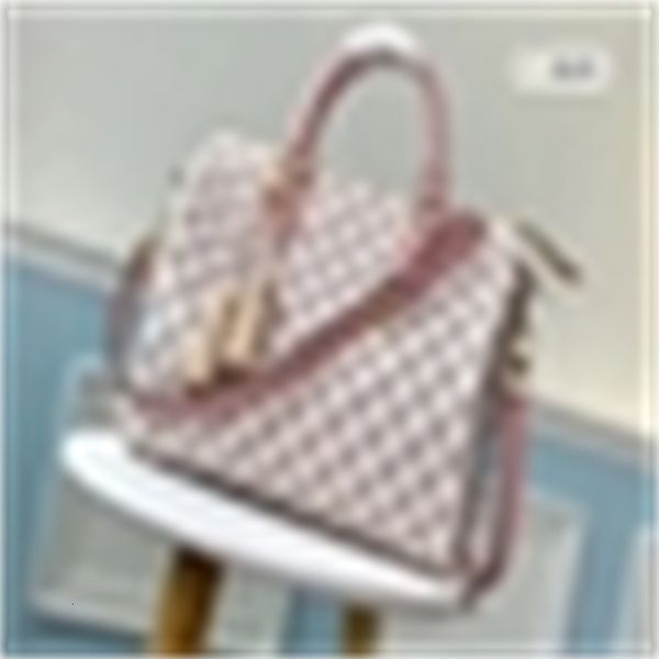 

s3z9 m44367 pink plaid crossbody bag women handbags iconic handles shoulder tote cross body bag clutches evening, Blue;pink