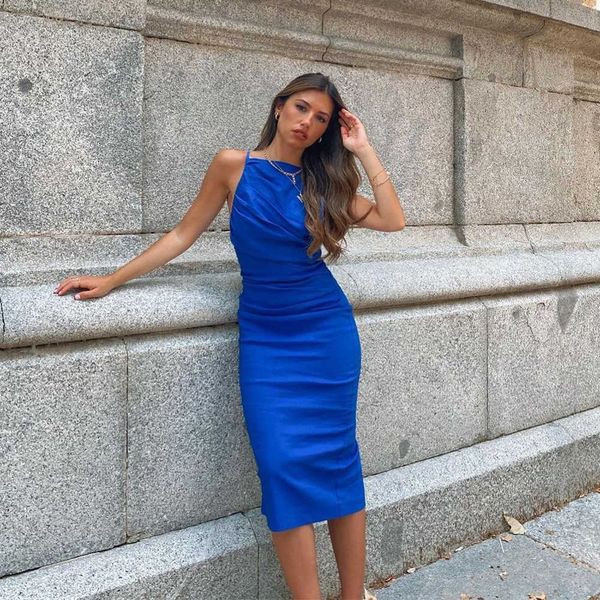 

summer dress women elegant casual fashion chic lady draped prom dresses maxi dress woman robe femme 210709, Black;gray