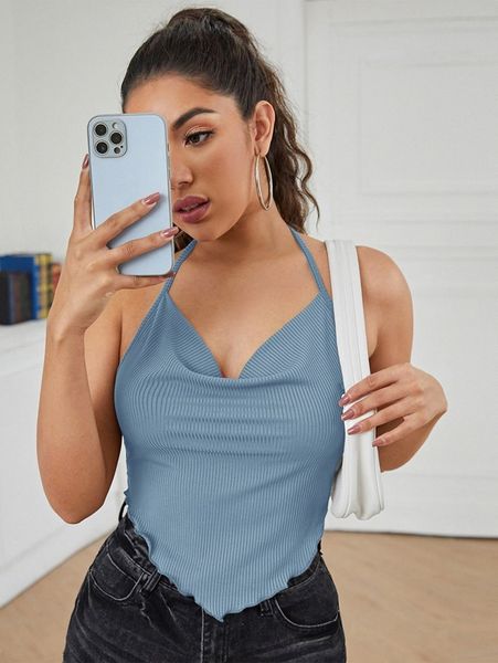 

cowl neck tie back bandana 31fj#, White