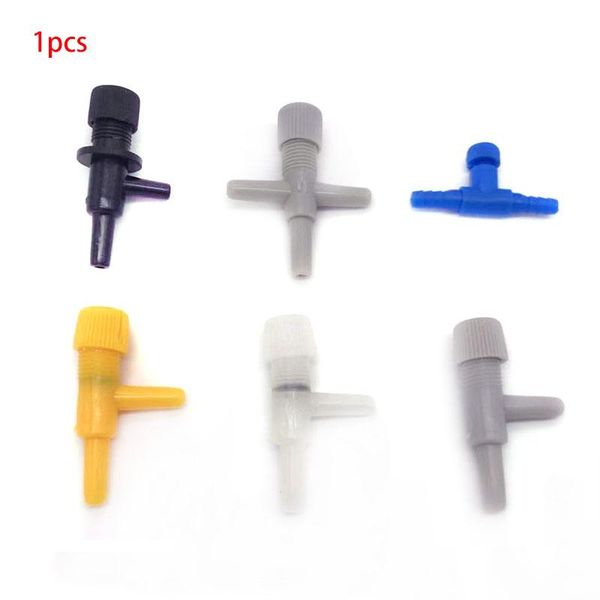 

air pumps & accessories 1pcs 4mm aquarium control valve 2/3 ways fish tank pump connector pipe tube for