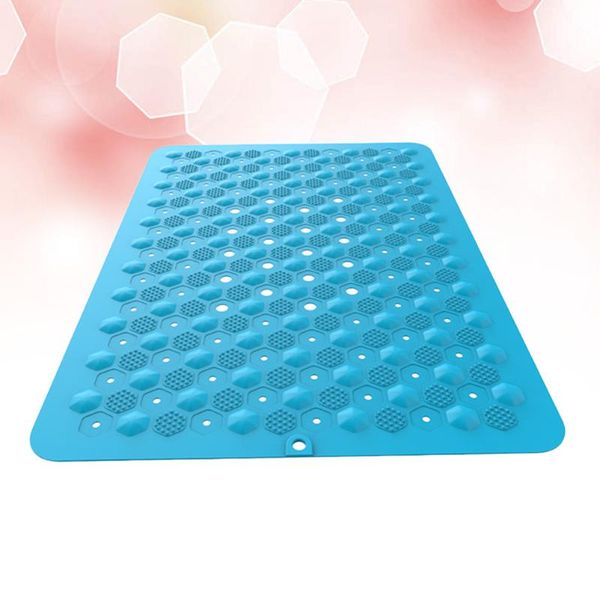 

bath mats anti mat shower bathmat floor silicone bathroom carpet suction el rug (blue)