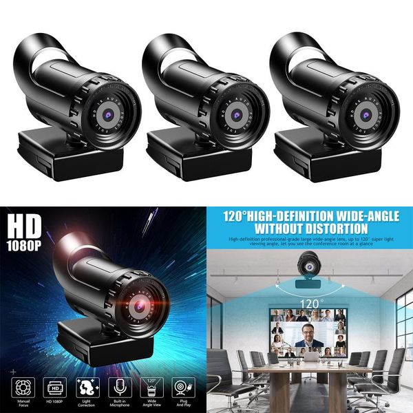 

webcams full hd web camera auto focus with microphone for pc laptripod