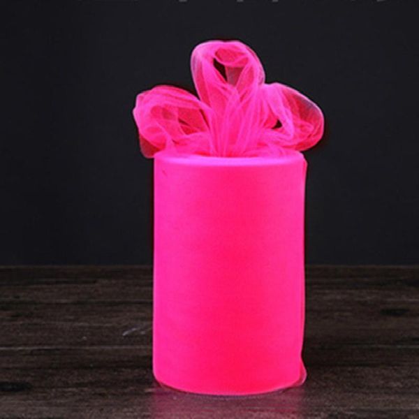 

wedding party decoration 6 inch 100 yards tutu tulle multicolor