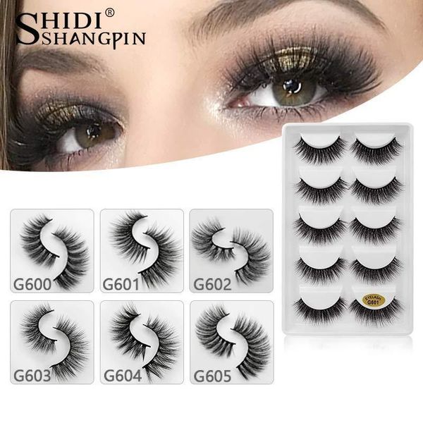

false eyelashes 10pcs lashes in bulk mix 3d mink wholesale natural women