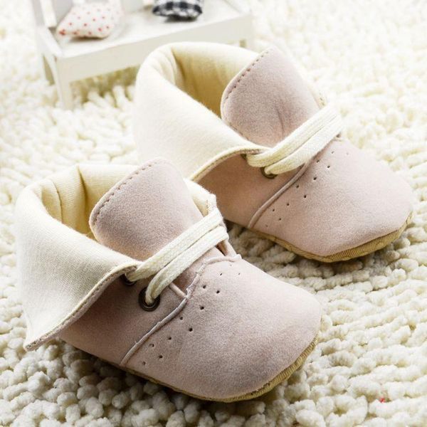 

first walkers 2021 high born baby boy girl soft sole crib shoes warm boots anti-slip sneaker 0-18m