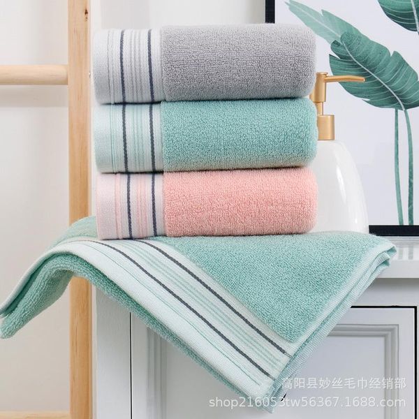 

towel beach home cleaning cotton soft stripe hand towels bath bathroom 34*74cm