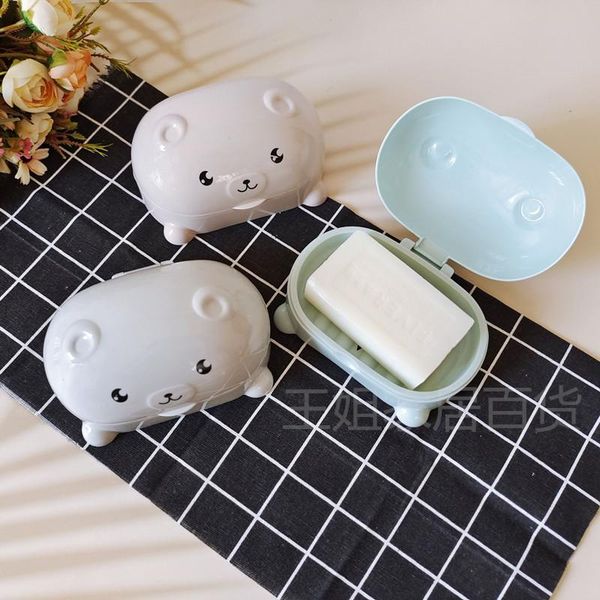 

soap dishes manufacturer clamshell plastic cartoon bathroom toilet box drop large with a lid home portable