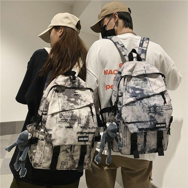 

backpack 2022 lover large capacity waterproof nylon female schoolbag college lady lapbackpacks girl travel book bags