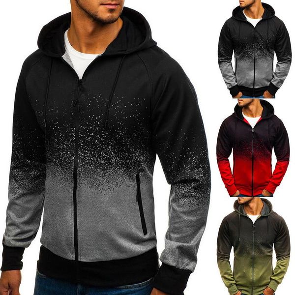 

men's tracksuits 2021 sweatshirts brand sports wear zipper sporting coats hoodies casual outwear suits men hoodie, Gray