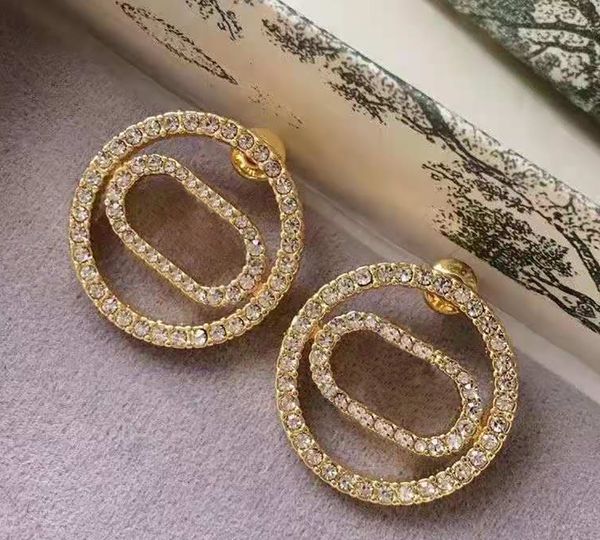

jewelry luxurys designers charm earrings women's fashion temperament earrings social party gifts jewelry high quality, Golden