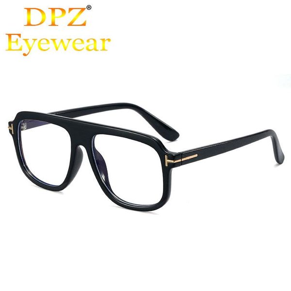 

sunglasses dpz 2021 luxury fashion ronan shied style anti blue ray tom glasses frames vintage men women computer optical eyewear, White;black