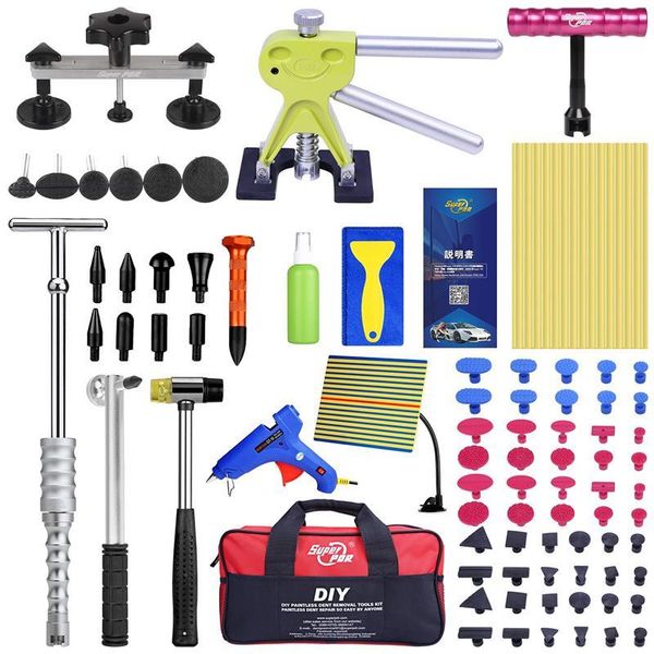 

tools hooks stainless steel push rods dent removal car body repair reverse hammer paintless remover crowbar kit professional hand tool sets