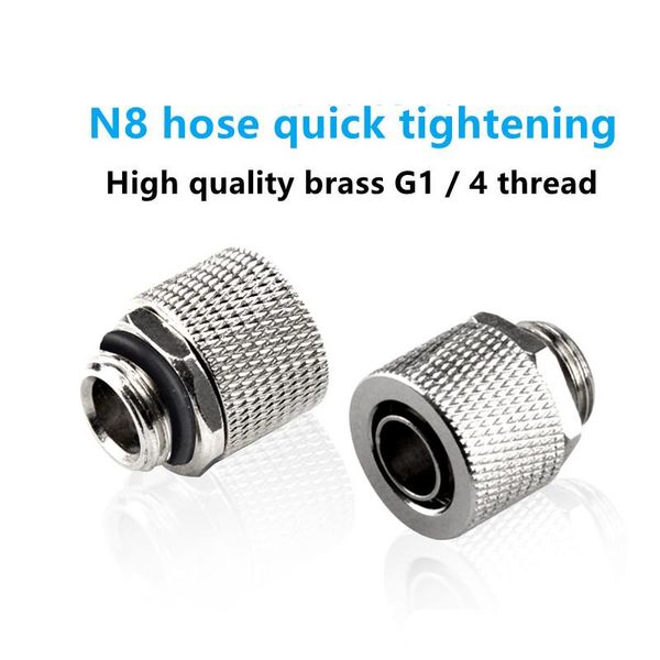 

fans & coolings inner diameter 8 outer 11 12mm g1/4 thread 8n hose quick connect fitting split computer water cooling set accessories