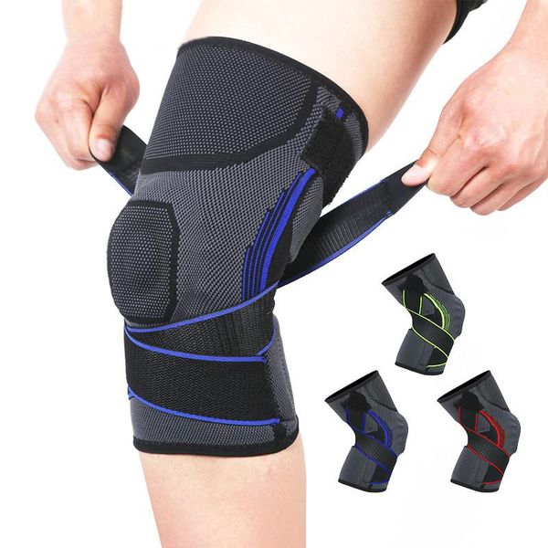 

elbow & knee pads sports silicone spring compression breathable wear resistant basketball protectors mvi-ing, Black;gray