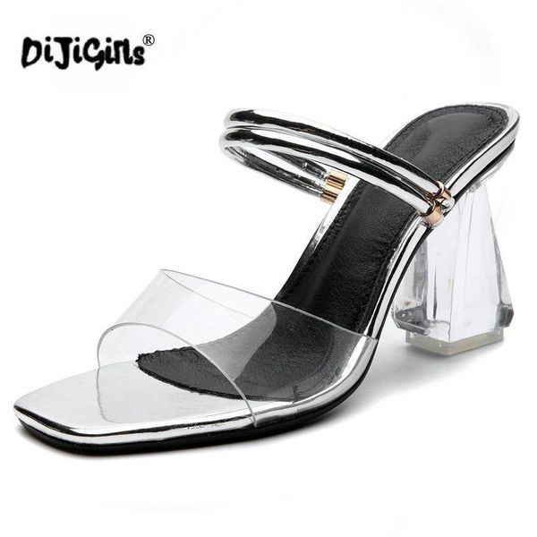 

dropship fashion women's shoes pvc jelly sandals crystal high heel peep toe ankle strap back dress slippers pumps, Black