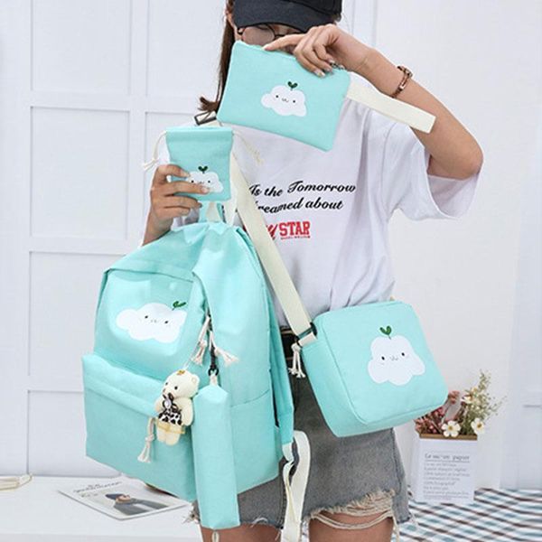 

backpack fashion nylon cute cloud printing schoolbags school for teenagers casual children rucksack travel bags