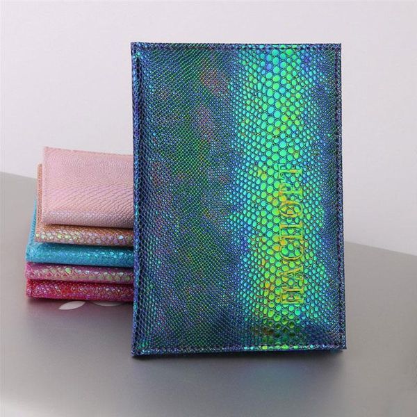

card holders 6 color fashion short fantasy lizard pattern pu embossed passport holder id for both men and women, Brown;gray