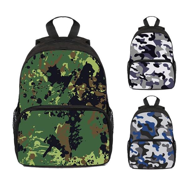 

backpack camouflage camo army green outdoor travel bags women navy blue storage zipper pouch schoolbags rainbow bookbags