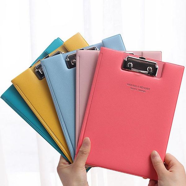 

business card files coloffice 1pc candy color a5 pu straight plywood fashion signed clipboard fold-over kawaii wordpad vertical writting boa