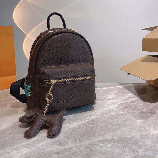 

m44873 palm springs mini cowhide backpack with dool men and women fashion rivet backpacks designer handbags purse student school bag knapsac