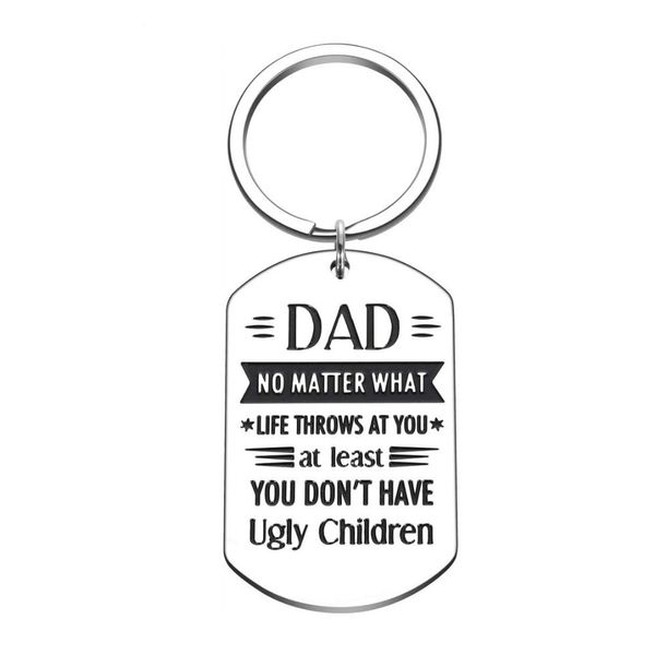 

10Pieces/Lot Fathers Day Gift Keychain for Dad from Daughter Son Birthday Thanksgiving Day Christmas Funny Gift for Dad Father Daddy Papa