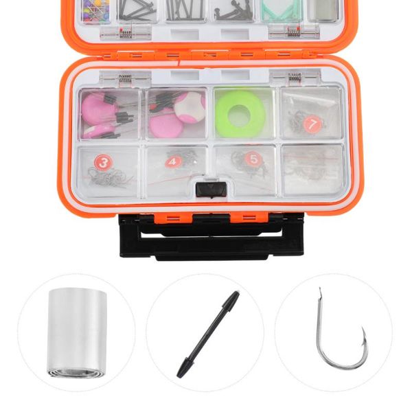 

fishing hooks 1 set hook tackle box outdoor equipment fish supply