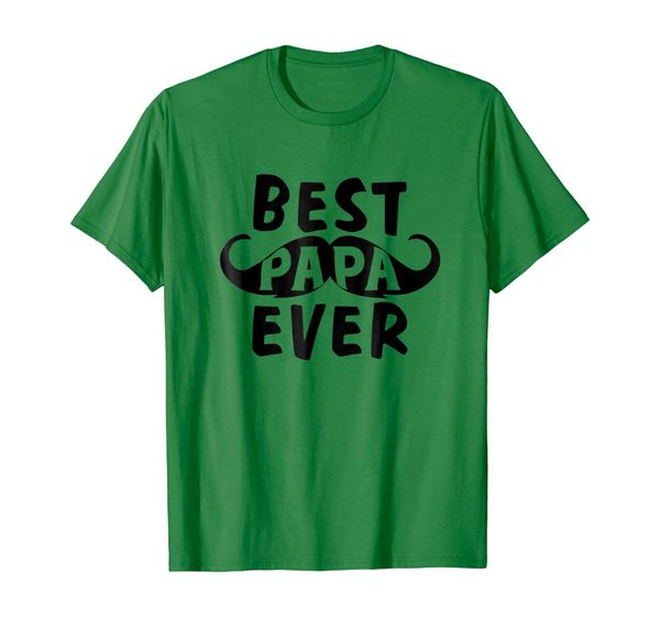 

Men' Best Papa Ever Funny Mustache Fathers Day T Shirt, Mainly pictures