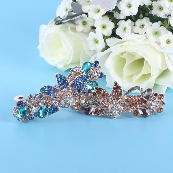 

hair clips 4pc crystal rhinestone personality girl heart exquisite retro hairpins metal simple vintage barrettes
