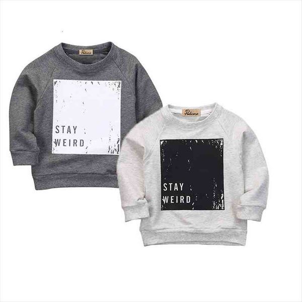 

2 colors babies boy long sleeve letter t shirt sweatshirt baby boys spring autumn pullover clothing toddler clothes, Blue