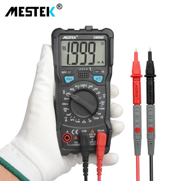 

multimeters mestek multimeter dc/ac voltage current resistance meter ncv true rms portable digital measure tool tester