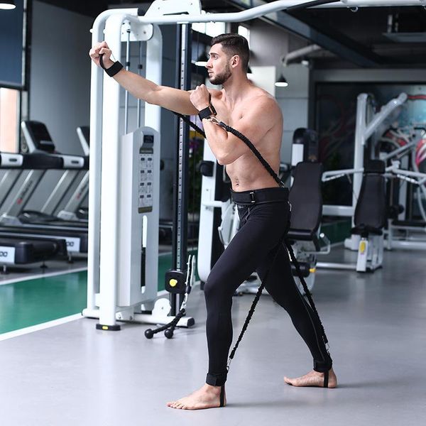 

fitness resistance band endurance taekwondo boxing speed training pull rope suit exercise equipment bands