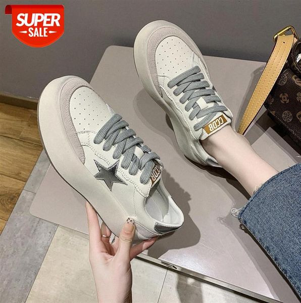 

small white shoes women's early fashion old casual sports korean ins trendy #cs8a
