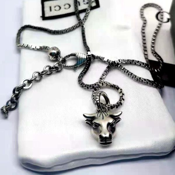 

old head pendant box necklace style fine jewellery for sale, Silver