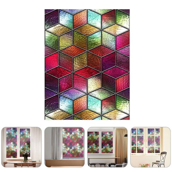 

storage bags 1pc window privacy film static cling removable glass sticker decor