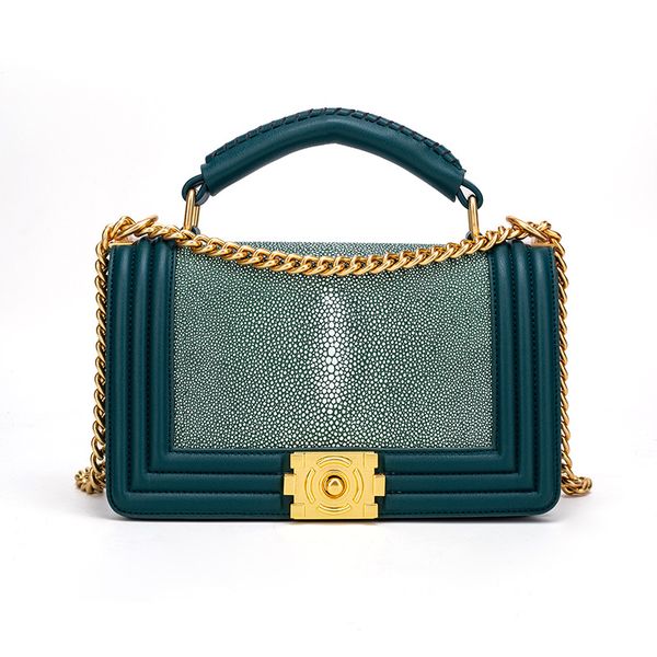 

2021 autumn women shoulder bags solid cowhide leather new crossbody bag small square bags handbags messenger-bags 25*9*14cm