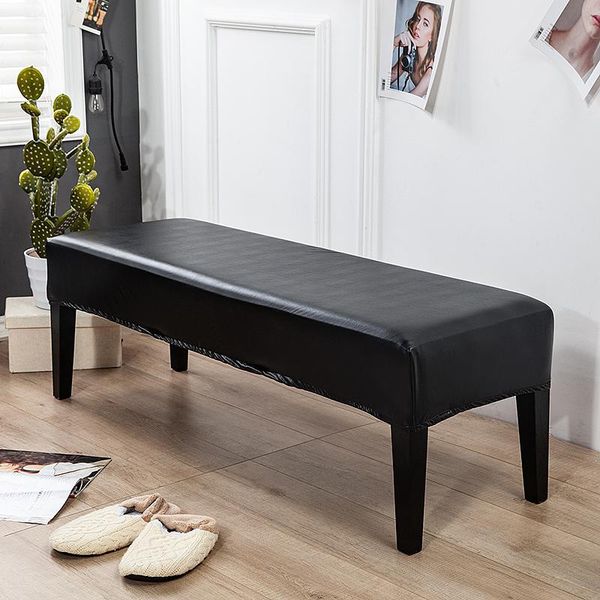 

chair covers waterproof pu benchelastic cover bench seat cushion piano stool 2021 long slipcover protetor